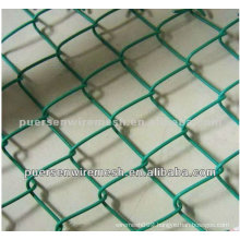 Galvanized or PVC coated chain link fence 30mm*30mm